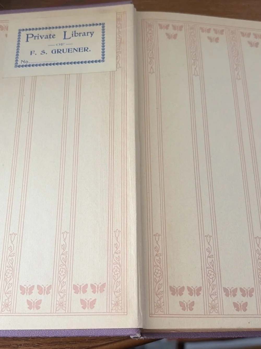 Antique 1910 1st Ed George Barr McCutcheon The Butterfly Man Hardcover in Purple